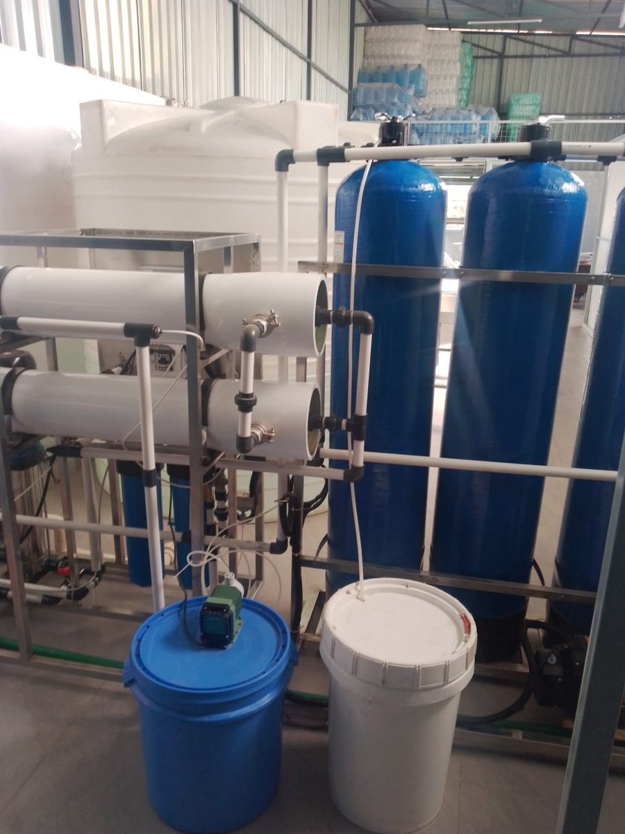 Reverse osmosis membranes and filtration vessels at the Mamstar treatment plant